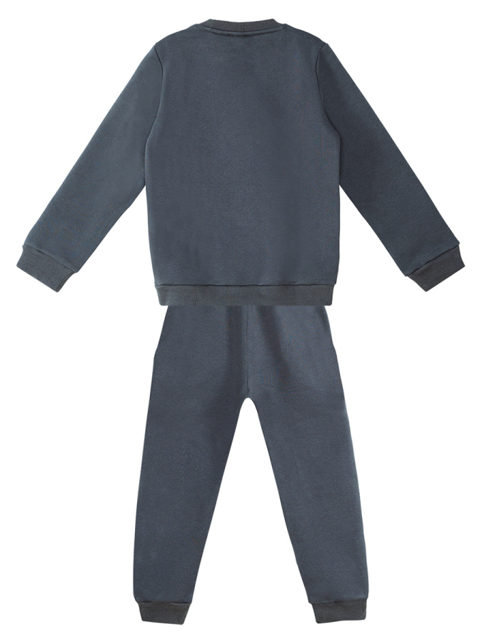 Dark Grey Boy Tracksuit - 4