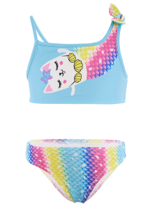 Deniz Kedisi Kız Çocuk Bikini - Denokids