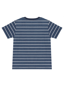 Çizgili Denizci Dino Erkek Çocuk Yazlık T-shirt Kapri Şort Takım - 7