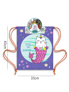 Denizkızı Su Geçirmez Kız Çocuk İpli Sırt - Plaj Çantası - 2