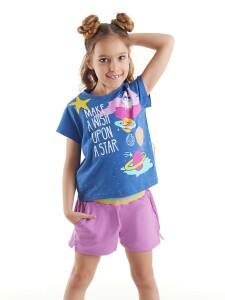 Dilek Dile Kız Çocuk T-shirt Şort Takım - MSHB&G