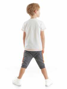 Dino At Work Boy T-shirt&Harem Pants Set - 2