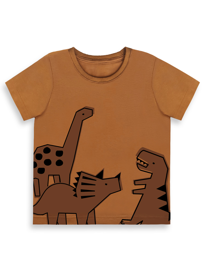 Dino Baby Boy Brown Set - 4