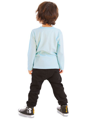 Dino Bag Boy T-shirt and Pants Set - 2
