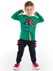 Dino Boy T-shirt&Pants Set - Denokids