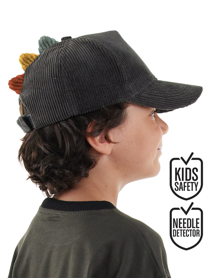 Dino Boy Velvet Cap - 1