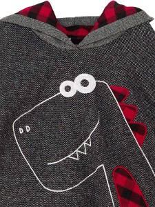 Dino Erkek Çocuk Kapüşonlu Sweatshirt - 6