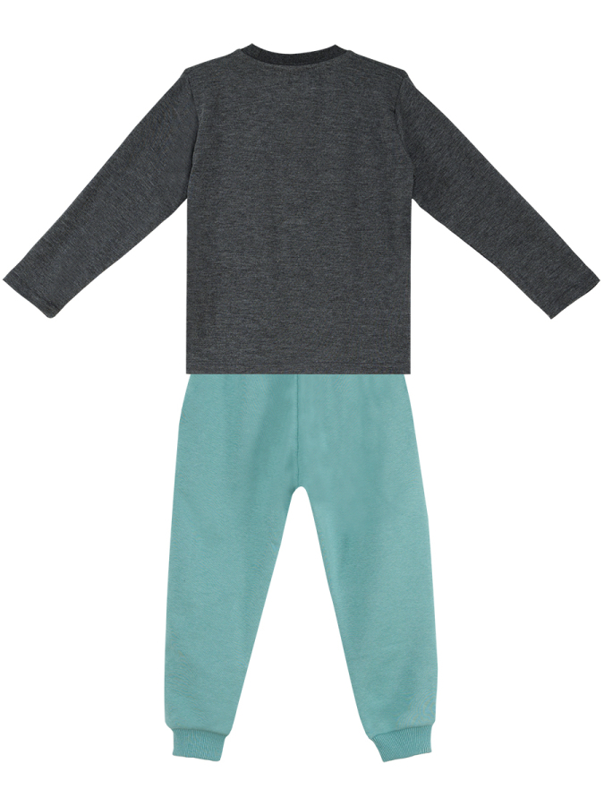 Dino Excavation Boy T-shirt and Pants Set - 4