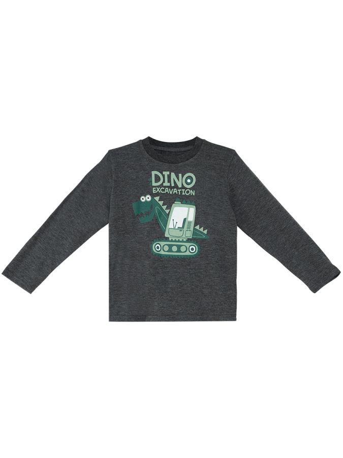 Dino Excavation Boy T-shirt and Pants Set - 5