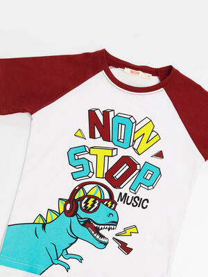 Dino Music Boy T-shirt&Baggy Set