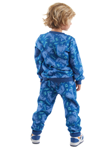Dino Park Boy Navy Blue Tracksuit - 3