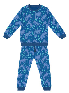 Dino Park Boy Navy Blue Tracksuit - 4