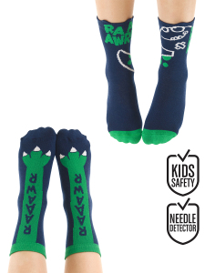 Dino Spikes Boy Socks Set - Denokids