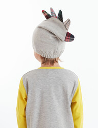 Dino Striped Boy Hat - 2