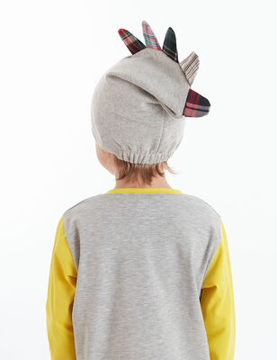 Dino Striped Boy Hat - 2