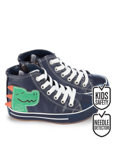 Dino Tırtırlı Erkek Çocuk Sneakers Spor Ayakkabı - Denokids