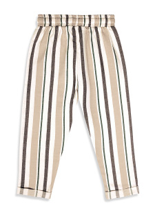 Erkek Çocuk Takım Dinozor Baskılı %100 Pamuk T-Shirt Çizgili Dokuma Pantolon Yazlık Takım - 10