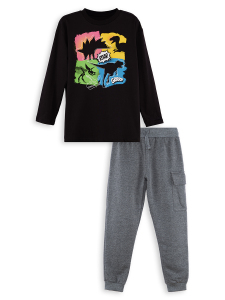 Dinolar Erkek Çocuk T-shirt Pantolon Takım - 3