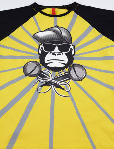 Dj Ape Erkek Çocuk T-shirt Kapri Şort Takım - 5