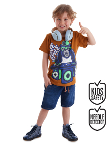 DJ Boy T-shirt&Denim Shorts Set - MSHB&G