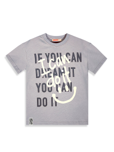 Erkek Çocuk Takım Grafiti %100 Pamuk T-Shirt Ve Çizgili Keten Görünümlü Yazlık Pantolon - 7