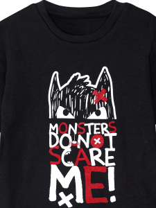 Don't Scare Erkek Çocuk Kışlık T-shirt Pantolon Takım - 4
