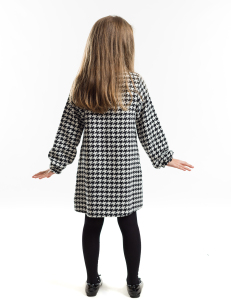 Dostum Zizi Kız Çocuk Dokuma Uzun Kollu Elbise - 3