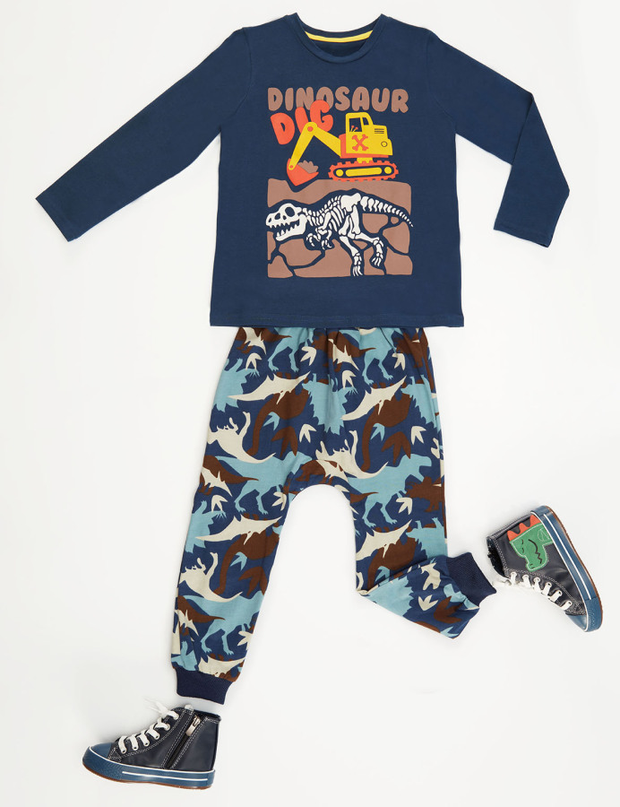 Dozer Dino Erkek Çocuk T-shirt Pantolon Takım - 3