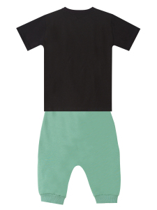Dozer on Duty Boy T-shirt&Capri Pants Set - 4