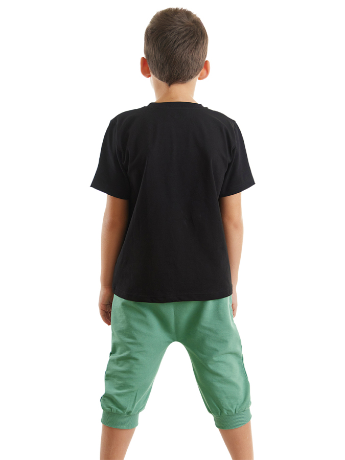 Dozer on Duty Boy T-shirt&Capri Pants Set - 2