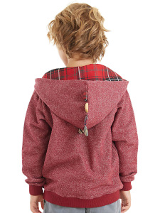Dragon Boy Burgundy Hoodie - 2