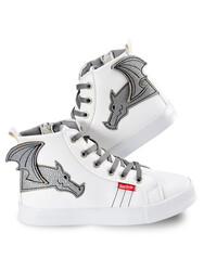 Dragon Boy White Sneakers - Thumbnail