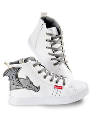 Dragon Boy White Sneakers - Thumbnail