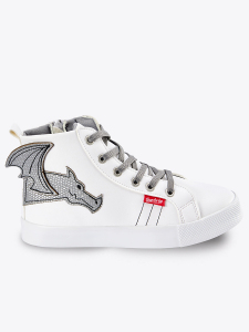 Dragon Boy White Sneakers - 4