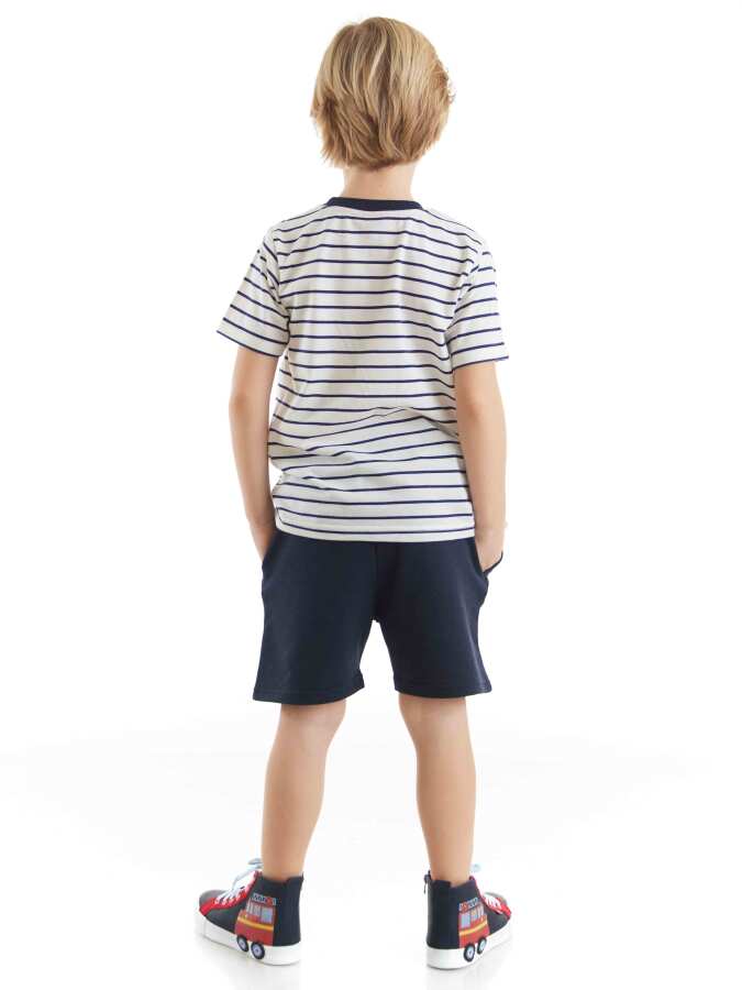 Dude Shark Boy T-shirt&Shorts Set - 2