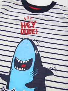 Dude Shark Boy T-shirt&Shorts Set - 5