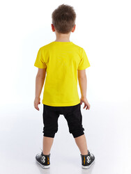 Dudes Boy T-shirt&Capri Pants Set - Thumbnail