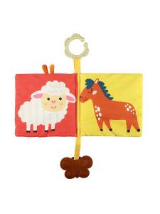 Eğitici Bebek Kitabı Dişlikli ve Hışırtılı 3D Hayvanlar Kitabı - 4