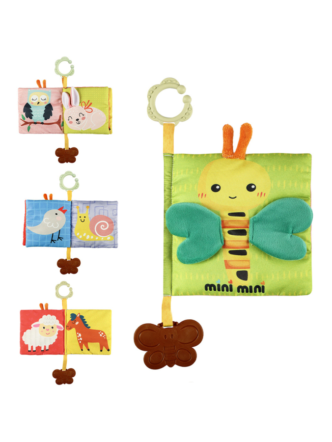 Eğitici Bebek Kitabı Dişlikli ve Hışırtılı 3D Hayvanlar Kitabı - 2