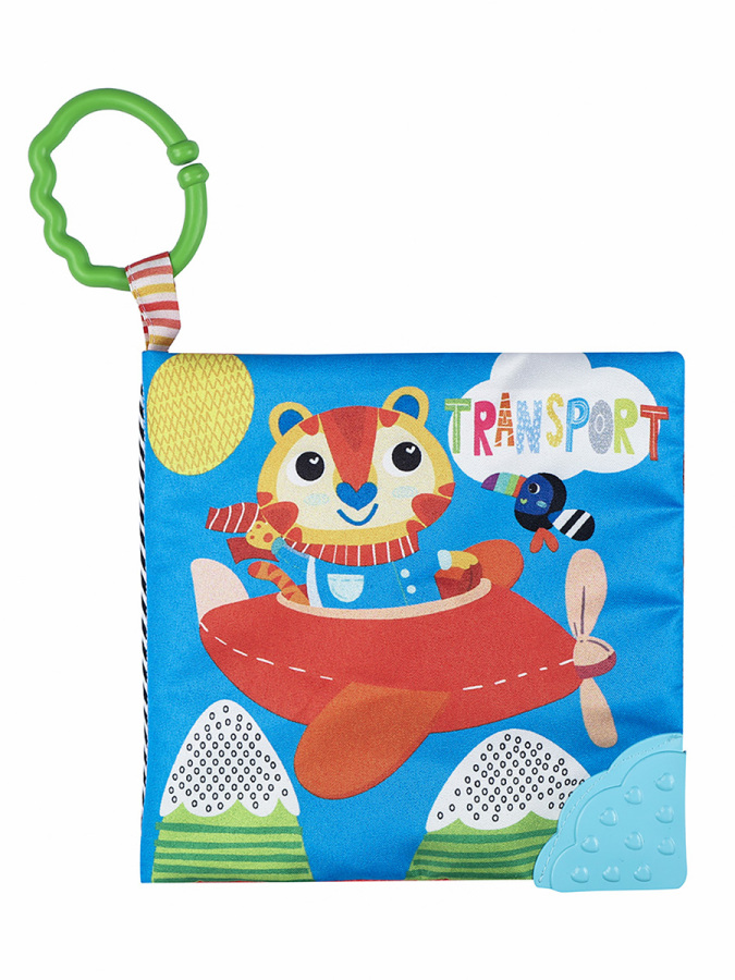 Eğitici Bebek Kitabı Dişlikli ve Hışırtılı Taşıtlar Kitabı - 1