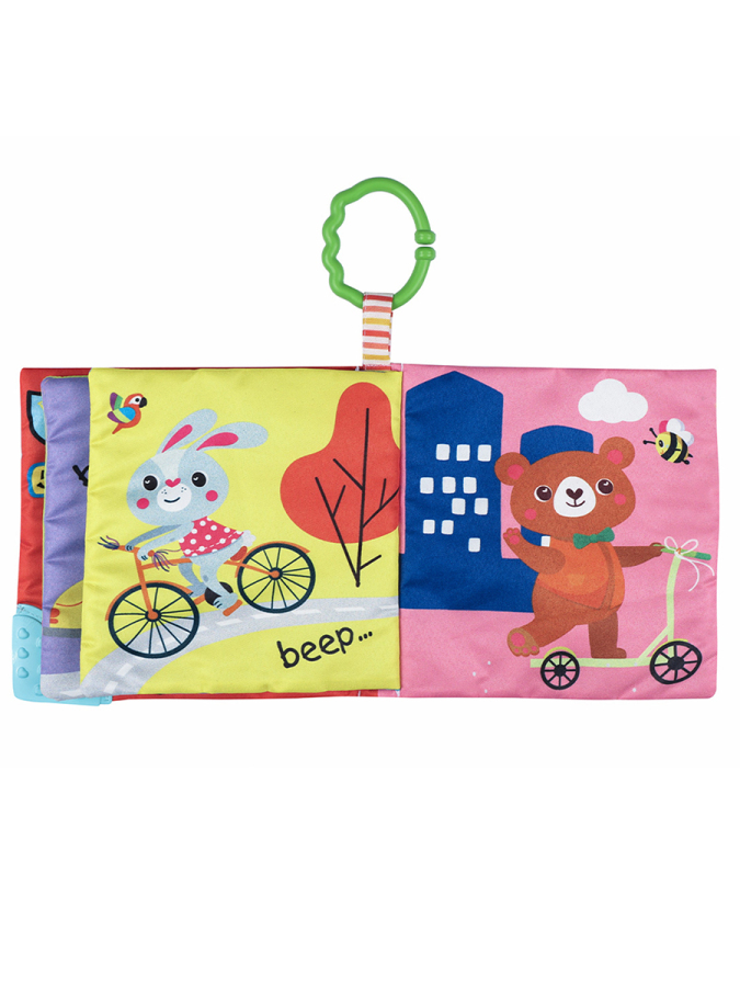 Eğitici Bebek Kitabı Dişlikli ve Hışırtılı Taşıtlar Kitabı - 4