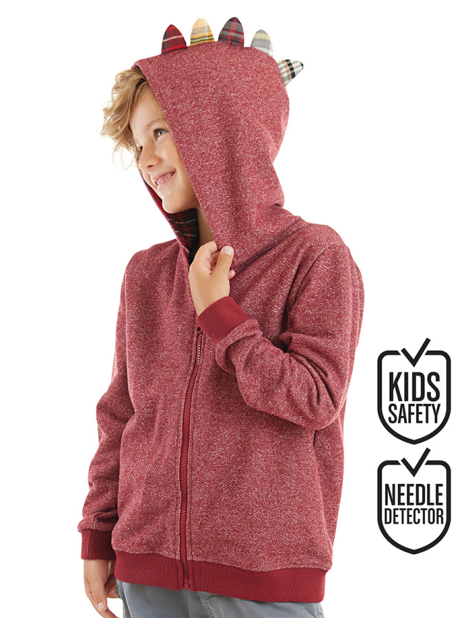 Ejderha Erkek Çocuk Kapişonlu Sweatshirt - 1