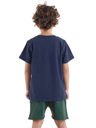 Ejderha Erkek Çocuk T-shirt Şort Takım - Thumbnail