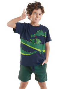 Ejderha Erkek Çocuk Yazlık T-shirt Şort Takım - MSHB&G