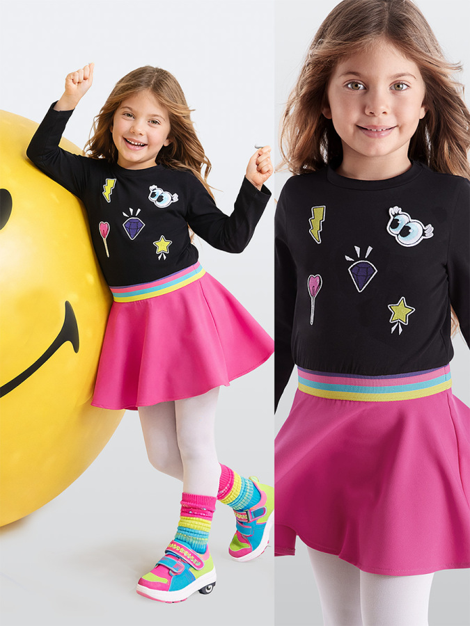 Emoji Girl Dress - 1