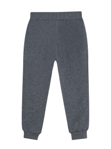 Unisex Kız Erkek Çocuk Antrasit Basic Eşofman Altı - 4