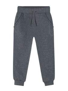 Unisex Çocuk Kışlık Basic Antrasit Beli Lastikli Eşofman Altı 6-13 Yaş - 3
