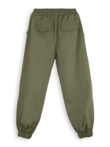 Erkek Çocuk Dikişli Haki Gabardin Pantolon - 4