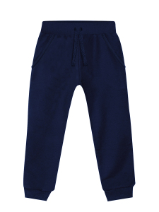 Unisex Kız Erkek Çocuk Lacivert Basic Eşofman Altı - 3