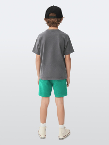 Erkek Çocuk Takım Dinozor Baskılı T-Shirt Havlu Şort İkili Takım Yazlık 4-8 Yaş - 2